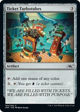 Ticket Turbotubes (Unfinity) Near Mint - Nick Nack's Full Frontal Attack