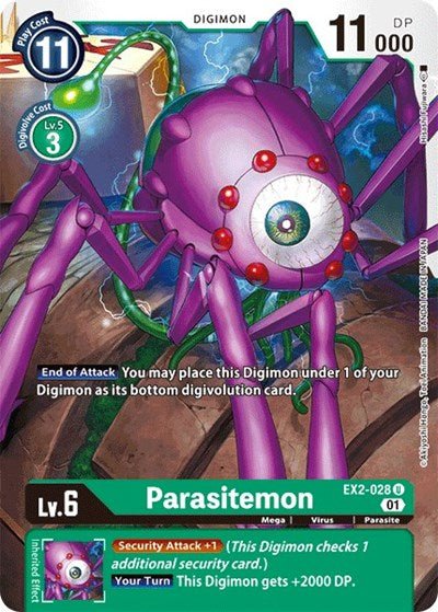 Parasitemon (Digital Hazard) Near Mint - Nick Nack's Full Frontal Attack