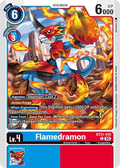 Flamedramon (World Convergence) Near Mint - Nick Nack's Full Frontal Attack