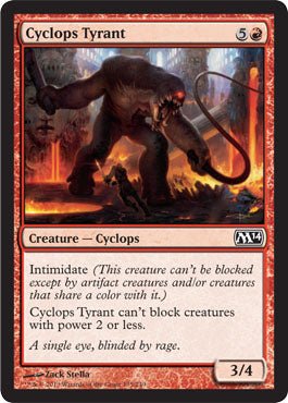 Cyclops Tyrant (Magic 2014 Core Set) Near Mint - Nick Nack's Full Frontal Attack