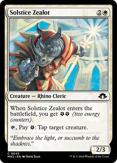 Solstice Zealot (Modern Horizons 3) Near Mint - Nick Nack's Full Frontal Attack
