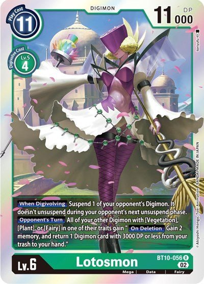 Lotosmon (Xros Encounter) Near Mint Foil - Nick Nack's Full Frontal Attack