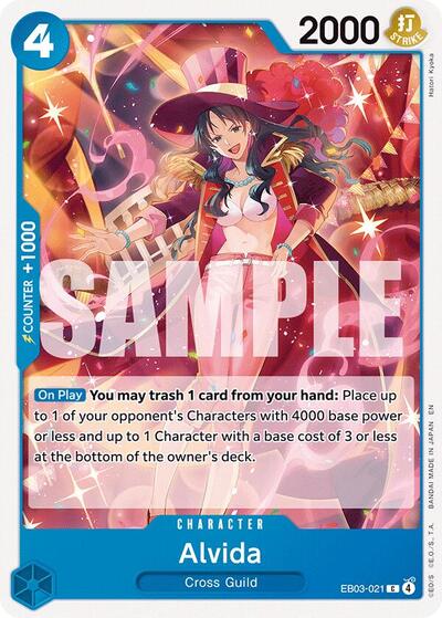 Alvida (Extra Booster: One Piece Heroines Edition) Near Mint - Nick Nack's Full Frontal Attack