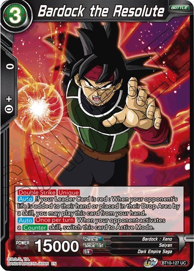 Bardock the Resolute (Rise of the Unison Warrior) Near Mint - Nick Nack's Full Frontal Attack