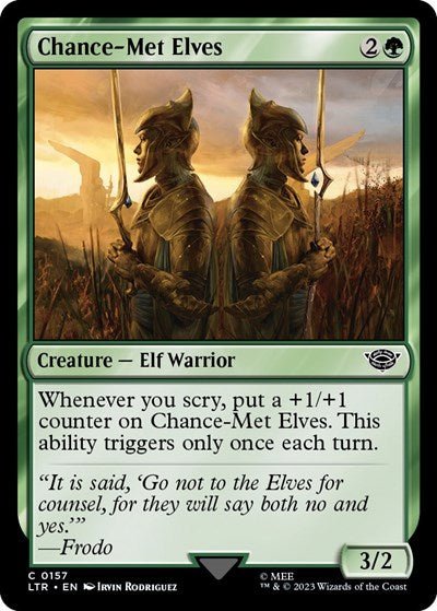 Chance-Met Elves (Universes Beyond: The Lord of the Rings: Tales of Middle-earth) Near Mint - Nick Nack's Full Frontal Attack