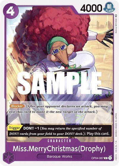 Miss.MerryChristmas(Drophy) (Kingdoms of Intrigue) Near Mint - Nick Nack's Full Frontal Attack
