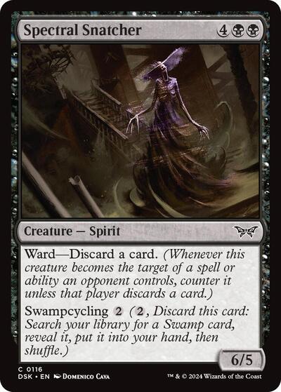 Spectral Snatcher (Duskmourn: House of Horror) Near Mint - Nick Nack's Full Frontal Attack