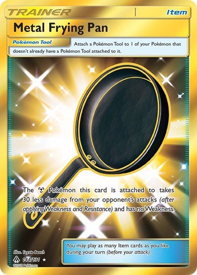 Metal Frying Pan (Secret) (SM - Forbidden Light) Near Mint Holofoil - Nick Nack's Full Frontal Attack