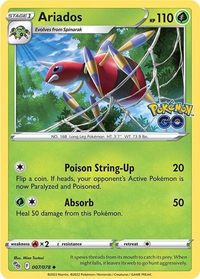 Ariados (Pokemon GO) Near Mint - Nick Nack's Full Frontal Attack