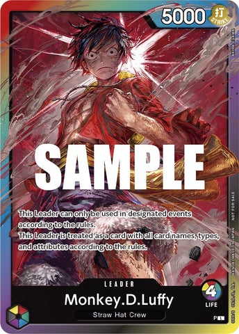 Monkey.D.Luffy (Leader Pack) (Sealed Battle 2023 Vol. 1) [One Piece Promotion Cards]