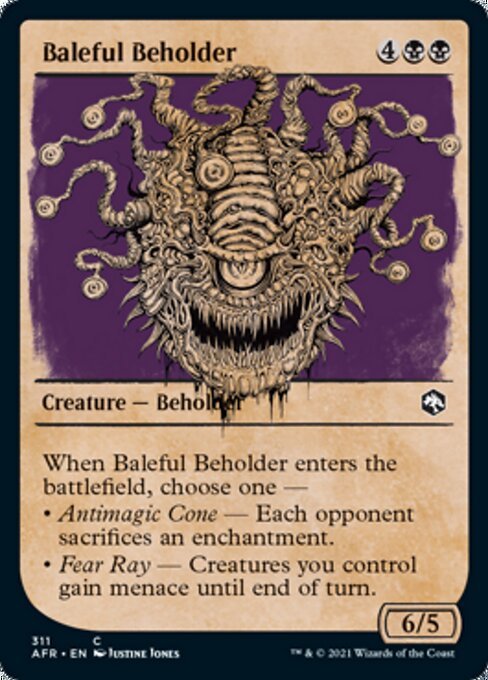 Baleful Beholder (Showcase) (Adventures in the Forgotten Realms) Near Mint - Nick Nack's Full Frontal Attack