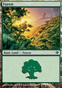 Forest (248) (Shards of Alara) Light Play - Nick Nack's Full Frontal Attack
