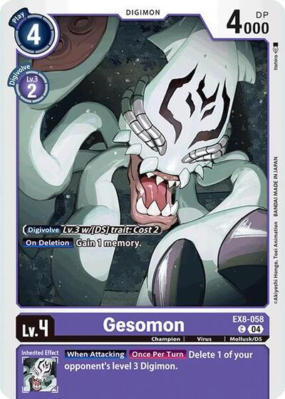 Gesomon (Chain of Liberation) Near Mint - Nick Nack's Full Frontal Attack