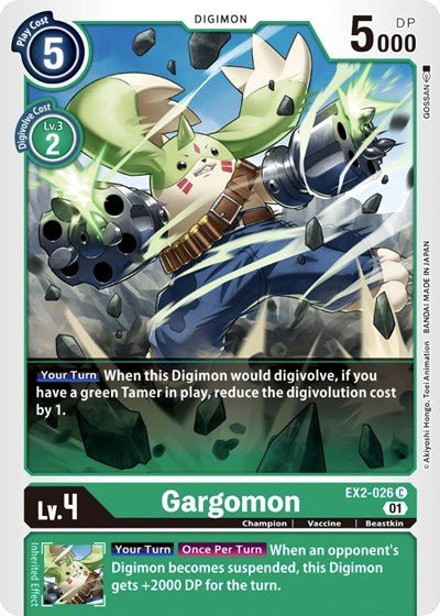 Gargomon (Digital Hazard) Near Mint - Nick Nack's Full Frontal Attack