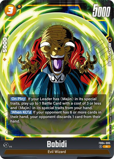 Babidi (Limited Pack 01) (Tournament and Championship Promos) Near Mint - Nick Nack's Full Frontal Attack