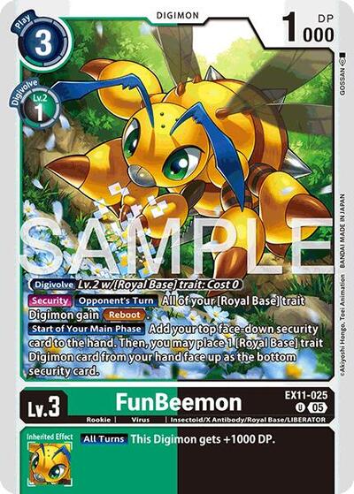 FunBeemon (Dawn of Liberator) Near Mint - Nick Nack's Full Frontal Attack