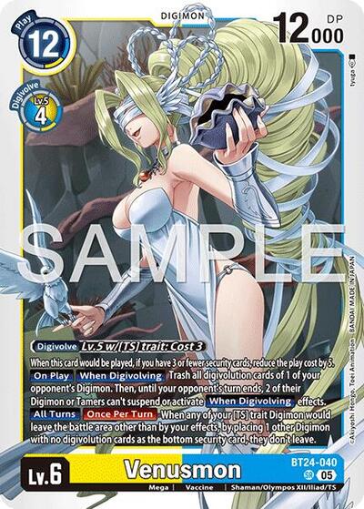 Venusmon (Time Stranger) Near Mint Foil