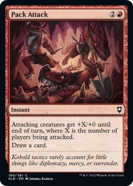 Pack Attack (Commander Legends: Battle for Baldur's Gate) Near Mint - Nick Nack's Full Frontal Attack