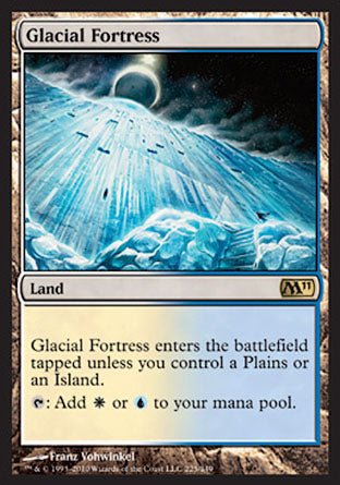 Glacial Fortress (Magic 2011 Core Set) Near Mint - Nick Nack's Full Frontal Attack