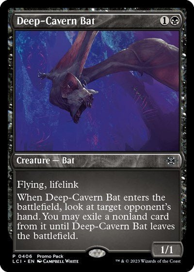 Deep-Cavern Bat (Promo Pack: The Lost Caverns of Ixalan) Near Mint - Nick Nack's Full Frontal Attack
