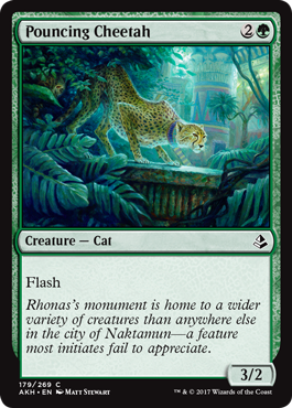 Pouncing Cheetah (Amonkhet) Near Mint - Nick Nack's Full Frontal Attack
