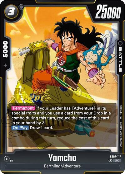 Yamcha (Wish For Shenron Release Event Cards) Near Mint - Nick Nack's Full Frontal Attack