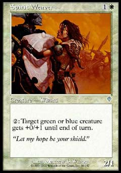 Spirit Weaver (Invasion) Light Play Foil