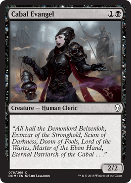 Cabal Evangel (Dominaria) Near Mint - Nick Nack's Full Frontal Attack