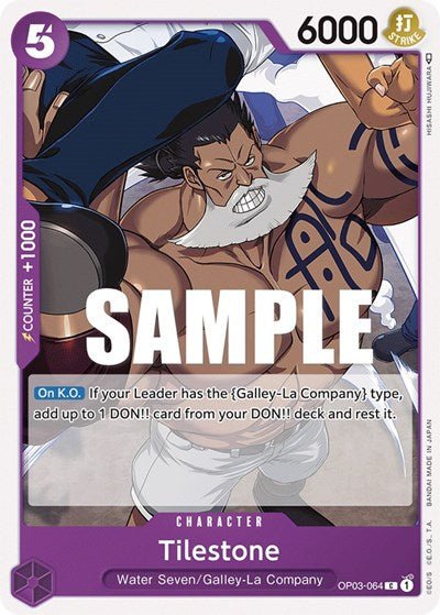 Tilestone (Pillars of Strength) Near Mint - Nick Nack's Full Frontal Attack