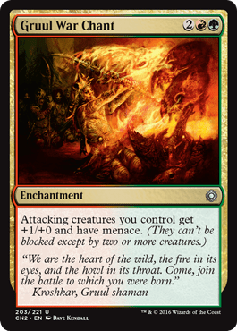 Gruul War Chant (Conspiracy: Take the Crown) Near Mint - Nick Nack's Full Frontal Attack