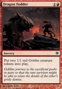 Dragon Fodder (Shards of Alara) Light Play - Nick Nack's Full Frontal Attack