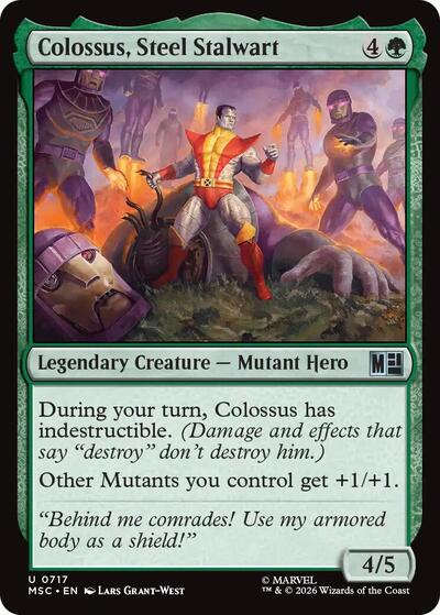 Colossus, Steel Stalwart (Commander: Marvel Super Heroes) Near Mint