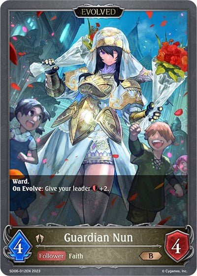 Guardian Nun (Evolved) (SD06: Maculate Ablution) Near Mint - Nick Nack's Full Frontal Attack