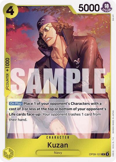 Kuzan (Emperors in the New World) Near Mint Foil - Nick Nack's Full Frontal Attack