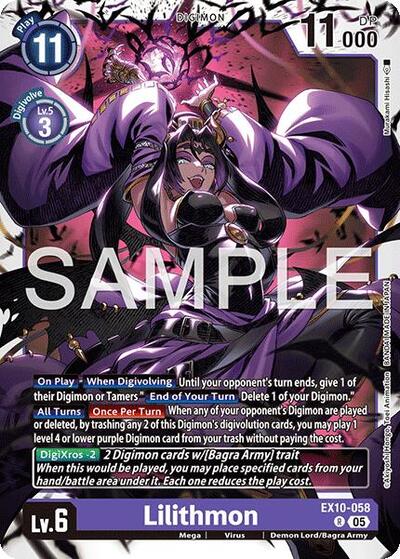 Lilithmon (Sinister Order) Near Mint Foil - Nick Nack's Full Frontal Attack