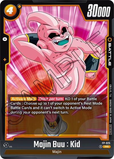 Majin Buu : Kid (Fusion World Promotion Cards and Packs) Near Mint Holofoil