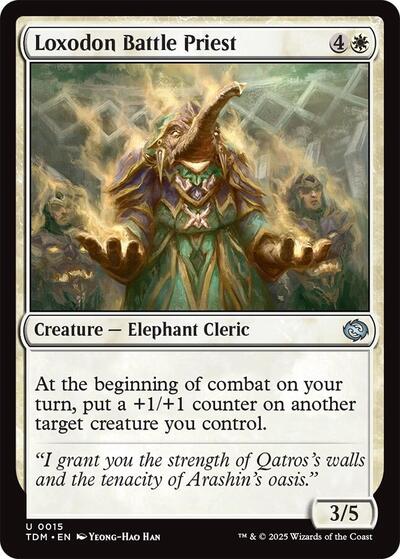 Loxodon Battle Priest (Tarkir: Dragonstorm) Near Mint - Nick Nack's Full Frontal Attack