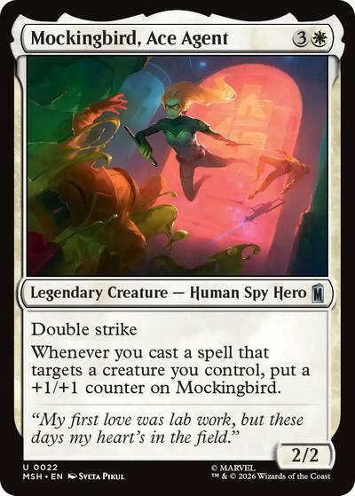 Mockingbird, Ace Agent (Marvel Super Heroes) Near Mint - Nick Nack's Full Frontal Attack