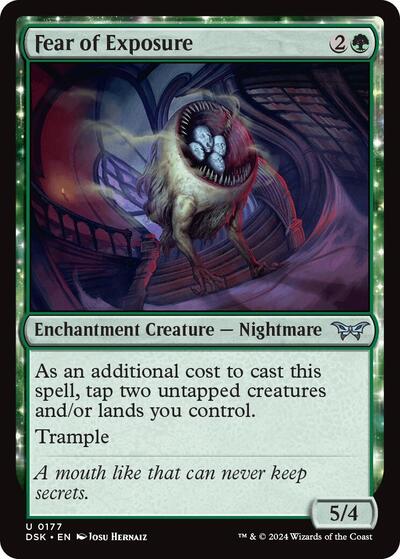 Fear of Exposure (Duskmourn: House of Horror) Near Mint - Nick Nack's Full Frontal Attack
