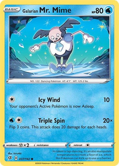 Galarian Mr. Mime (SWSH02: Rebel Clash) Near Mint