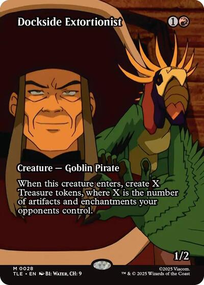 Dockside Extortionist (Borderless) (Avatar: The Last Airbender: Eternal-Legal) Near Mint Foil - Nick Nack's Full Frontal Attack