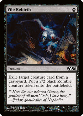 Vile Rebirth (Magic 2013 Core Set) Light Play