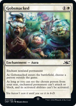 Gobsmacked (Unfinity) Near Mint - Nick Nack's Full Frontal Attack