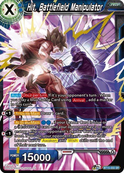 Hit, Battlefield Manipulator (Saiyan Showdown) Near Mint Foil - Nick Nack's Full Frontal Attack