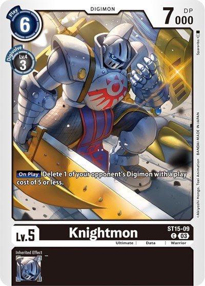 Knightmon (Starter Deck 15: Dragon of Courage) Near Mint - Nick Nack's Full Frontal Attack
