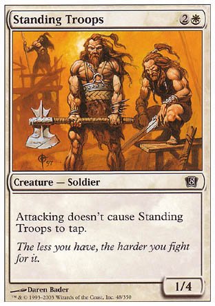 Standing Troops (8th Edition) Near Mint - Nick Nack's Full Frontal Attack