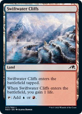 Swiftwater Cliffs (Kamigawa: Neon Dynasty) Near Mint - Nick Nack's Full Frontal Attack