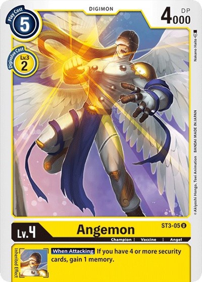 Angemon (Starter Deck 03: Heaven's Yellow) Near Mint