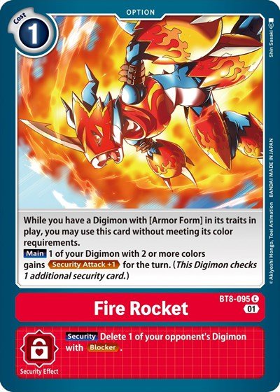 Fire Rocket (New Awakening) Near Mint - Nick Nack's Full Frontal Attack