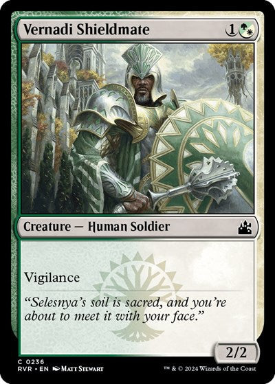 Vernadi Shieldmate (Ravnica Remastered) Near Mint - Nick Nack's Full Frontal Attack